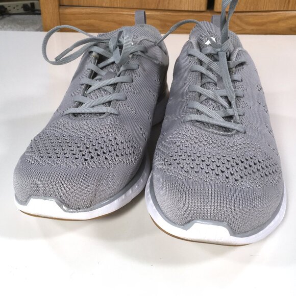 APL Techloom Pro Running Shoes Mens Size 12 Gray Knit Fabric - Picture 6 of 10
